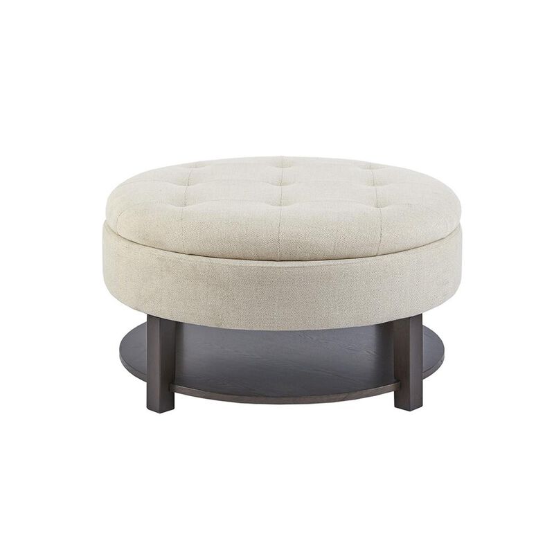 Belen Kox Round Storage Ottoman, Belen Kox