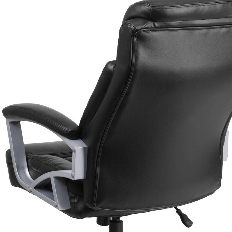 HERCULES Series Big & Tall 500 lb. Rated Black Fabric Executive Swivel Ergonomic Office Chair with Arms