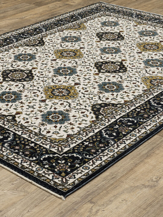 Vivian 2'3" x 7'6" Ivory Rug