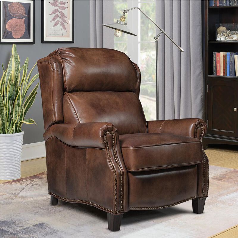 Barcalounger 7-3058 Meade Recliner, Cognac