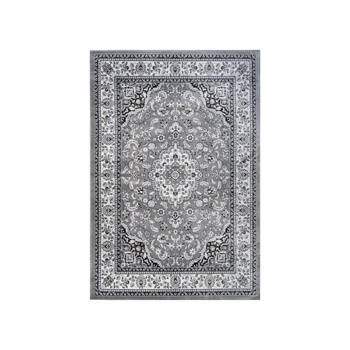 Palmette Modern Persian Floral Area Rug