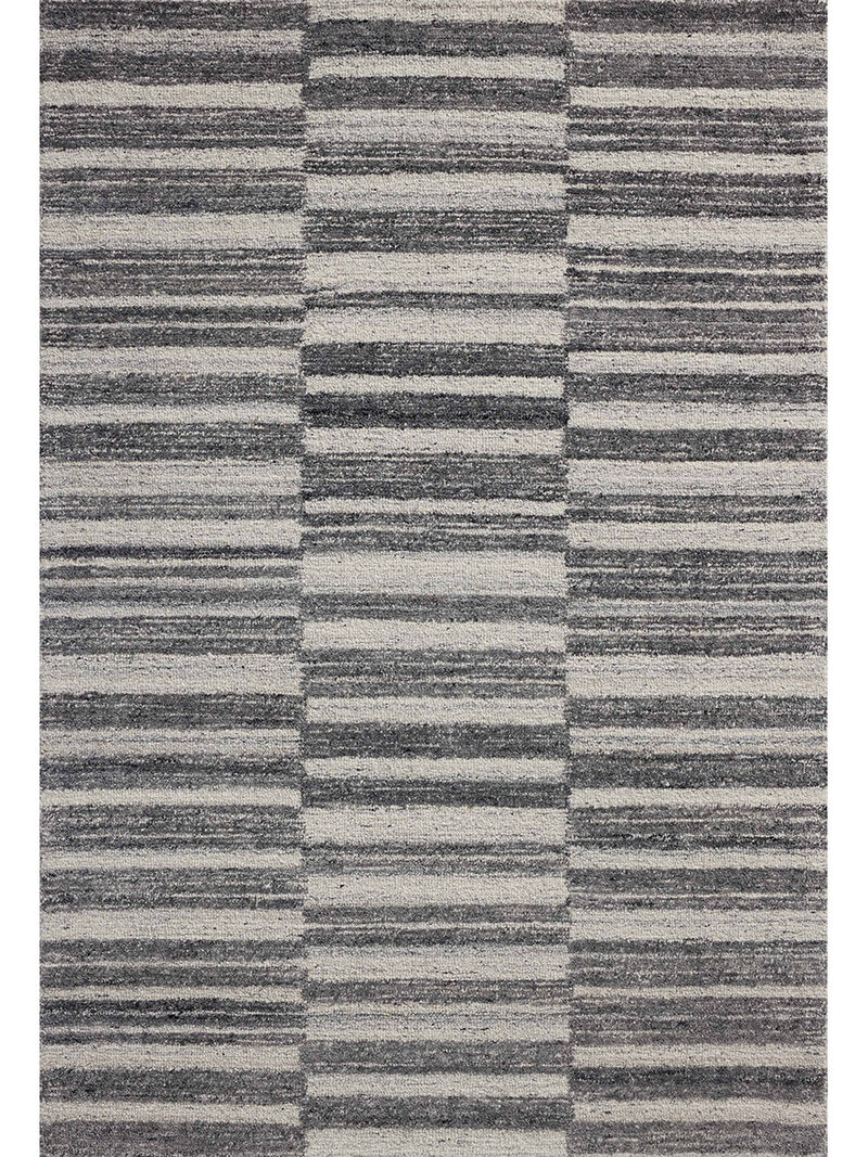 Rae Charcoal/Mist 2'6" x 7'6" Runner Rug by Magnolia Home by Joanna Gaines x Loloi