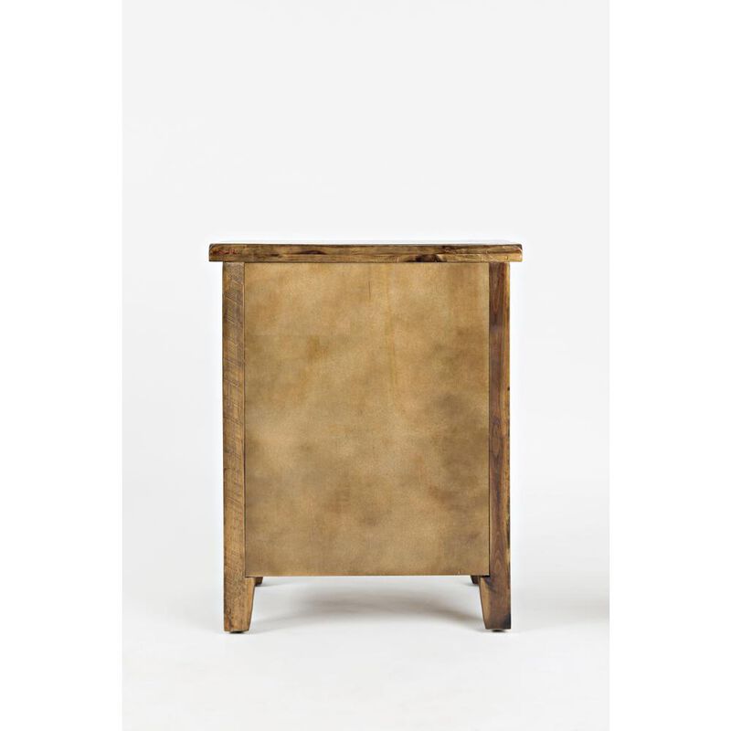 Jofran Rustic Farmhouse Distressed Acacia Accent Table