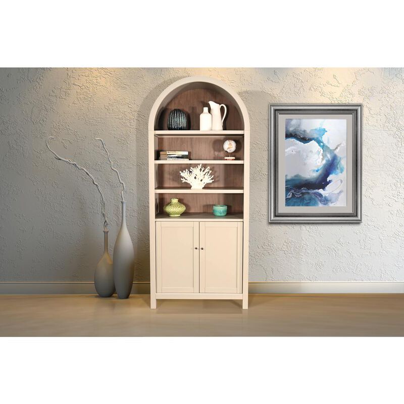 Sunny Designs Arched Display Cabinet with Doors