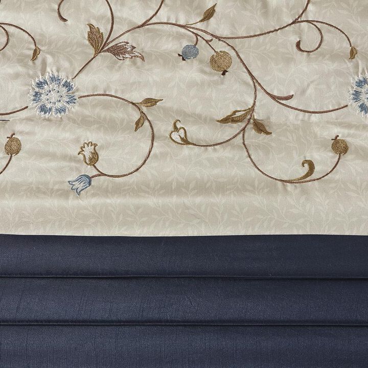 Belen Kox Navy Pieced Comforter Set - Blossom, Belen Kox