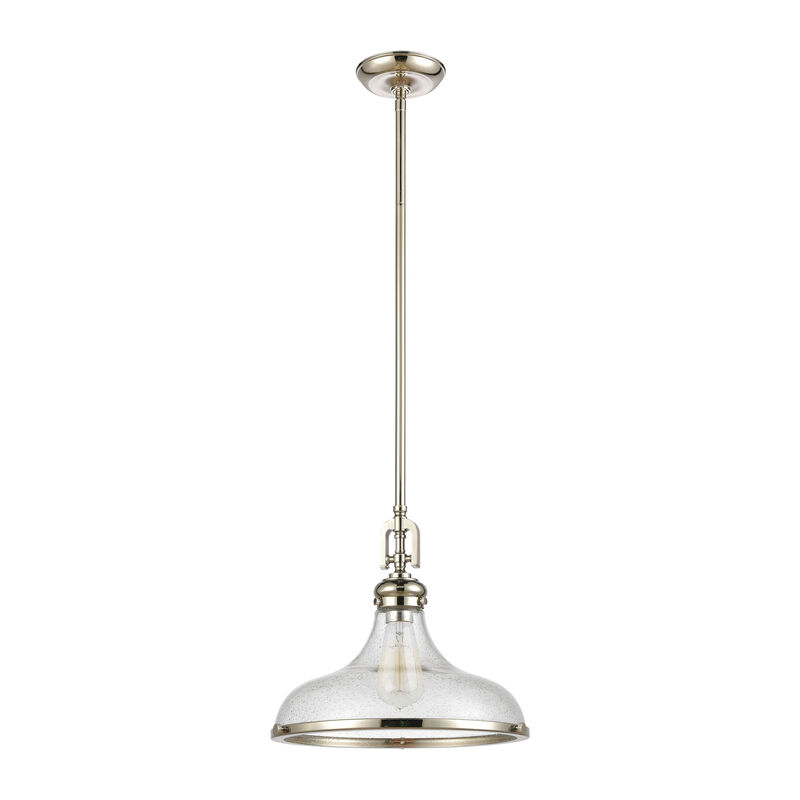 Rutherford 15'' Wide 1-Light Silver Pendant