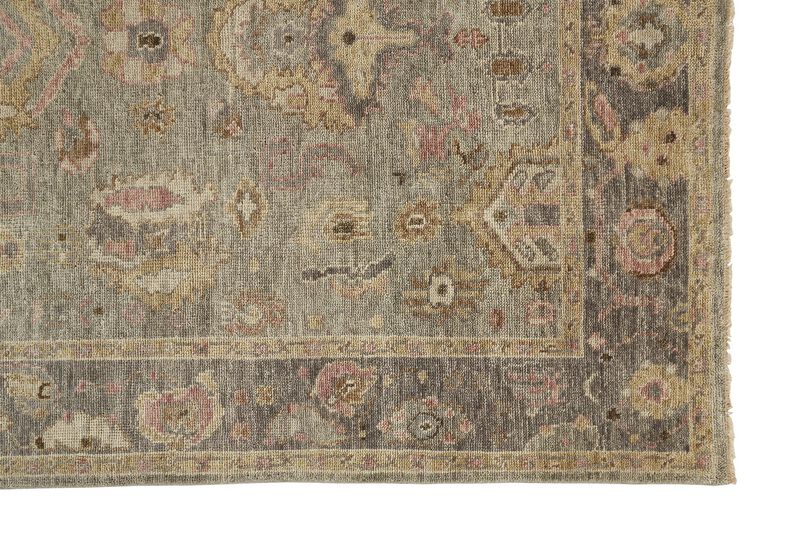 Carrington 6504F Gray/Gold/Pink 9'6" x 13'6" Rug