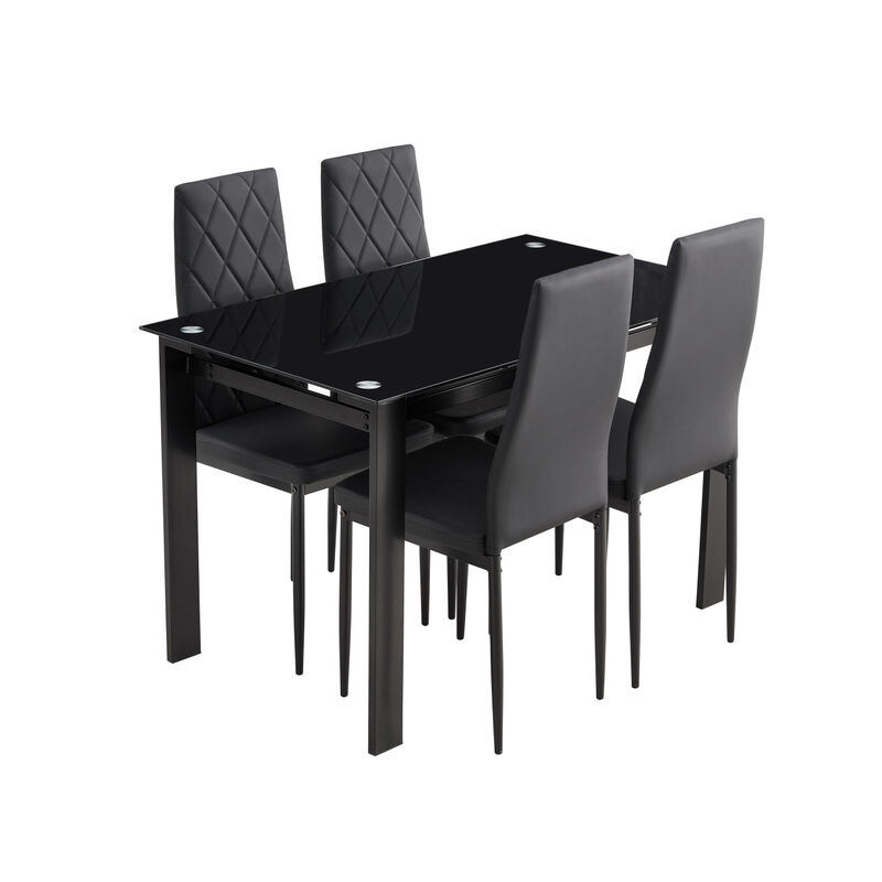 5-piece Dining Table Set, Dining Table and Chair