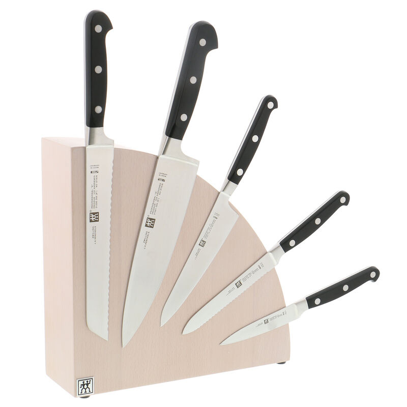 ZWILLING Italian Round Magnetic Knife Block - Natural Beechwood