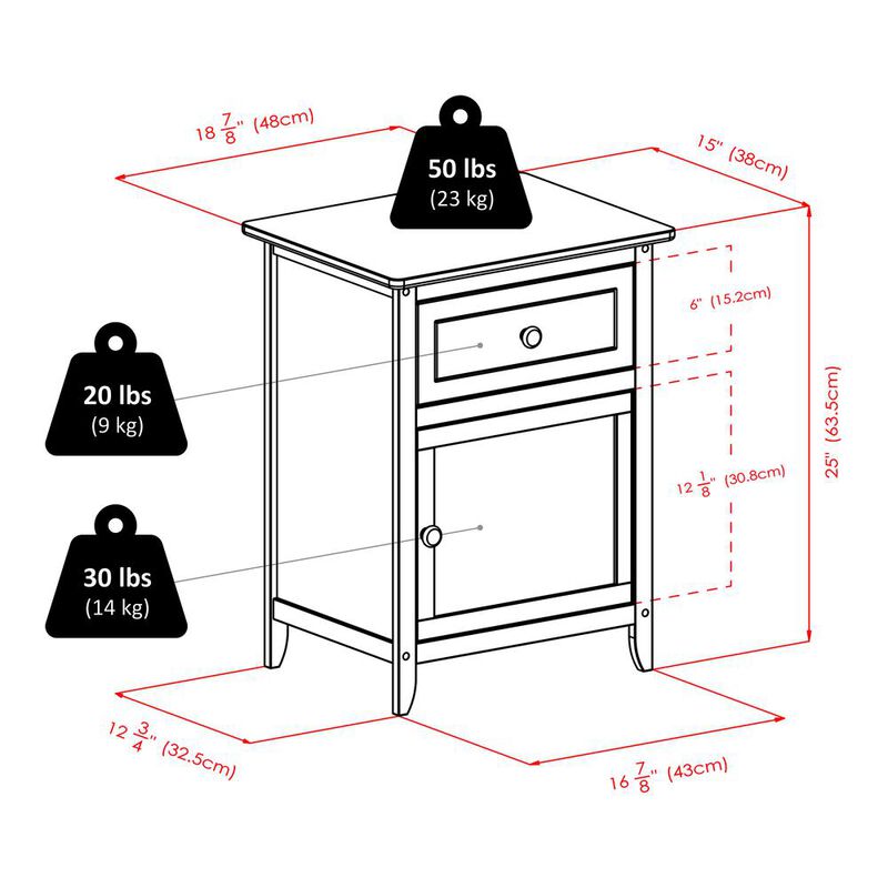 Eugene Accent Table Natural