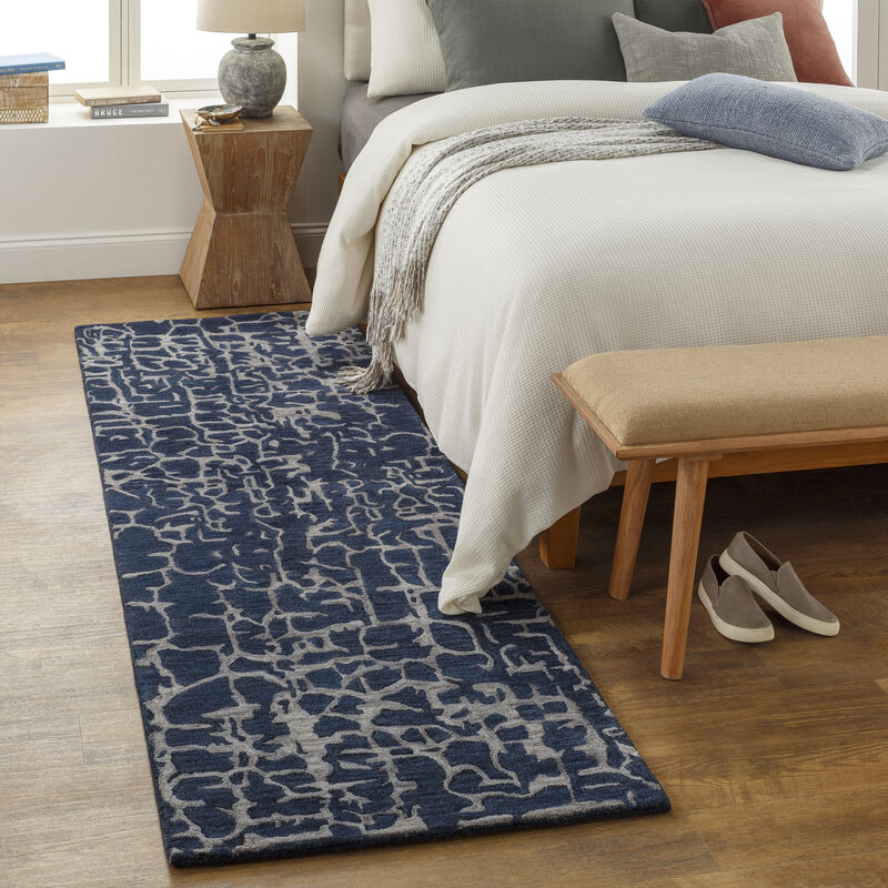 Banshee BAN-3306 10' x 14' Blue Rug