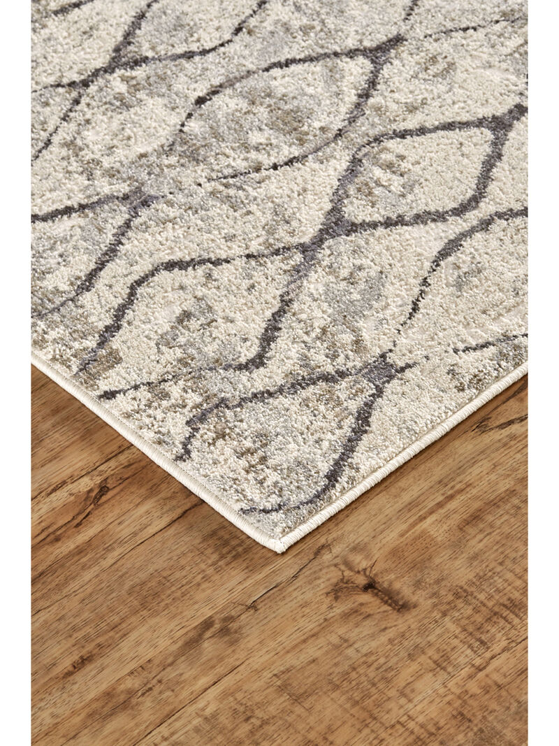 Kano 3872F Ivory/Gray/Taupe 4'3" x 6'3" Rug