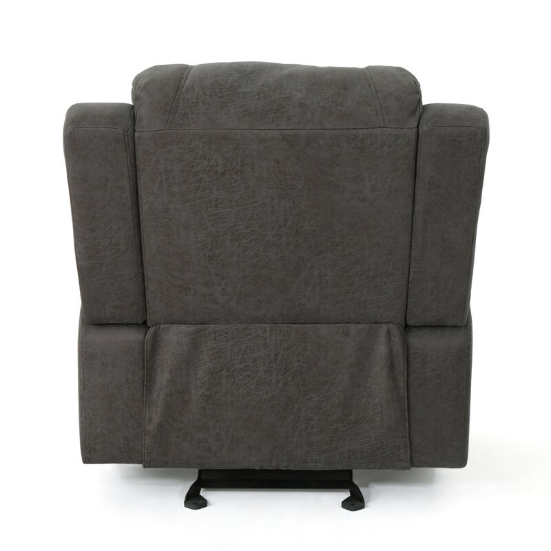 Merax Linen Fabric Manual Recliner Chair