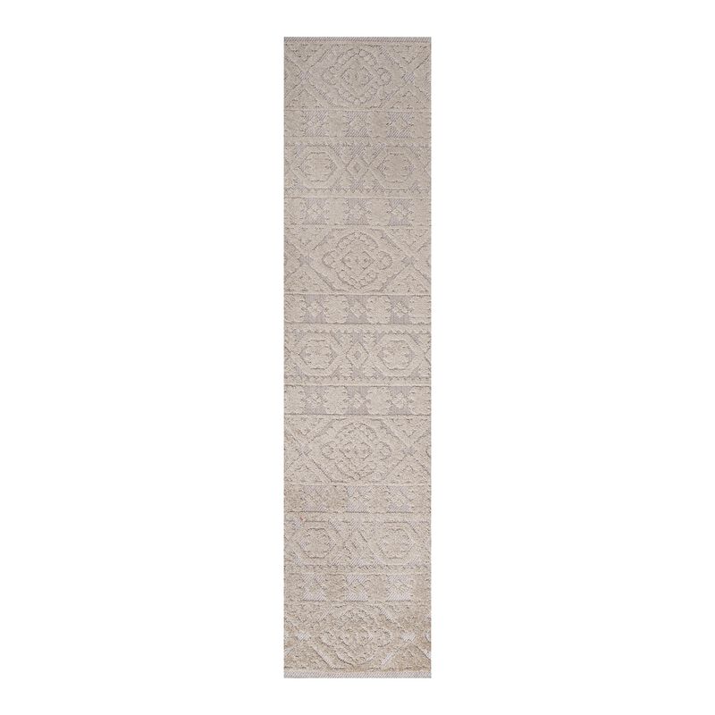 Citta High-Low Pile Mediterranean Tile Area Rug