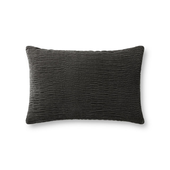 Charcoal 13''x21'' Down Pillow