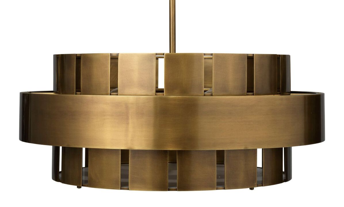 Orbit Steel 4-Light Chandelier