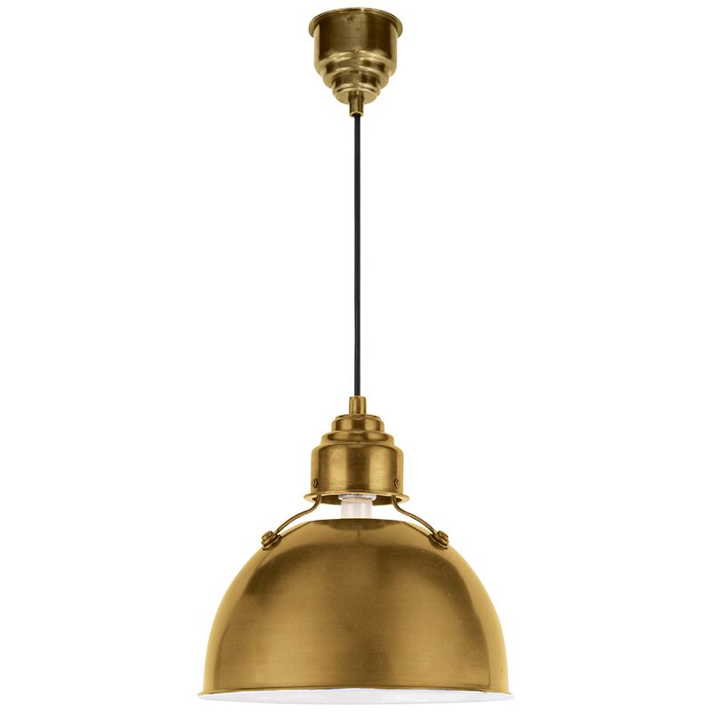 Eugene Small Brass Pendant