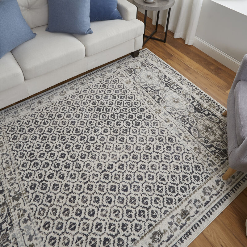 Kano 3874F Ivory/Taupe/Gray 2'2" x 3' Rug
