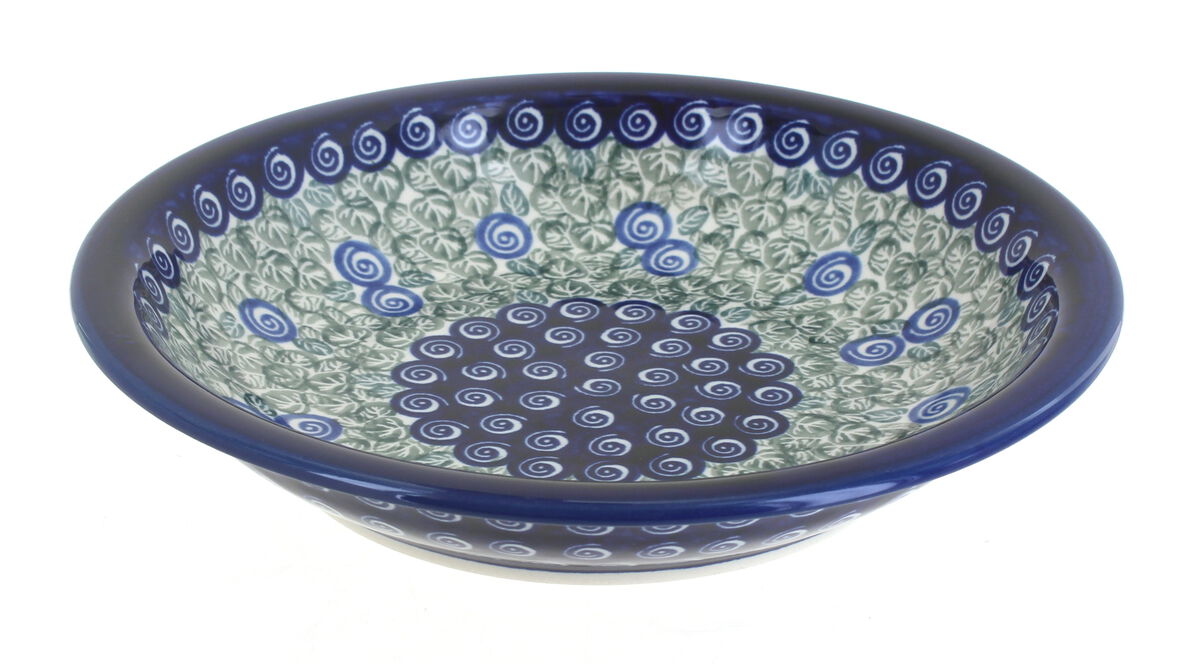 Blue Rose Polish Pottery Zara Soup Plate