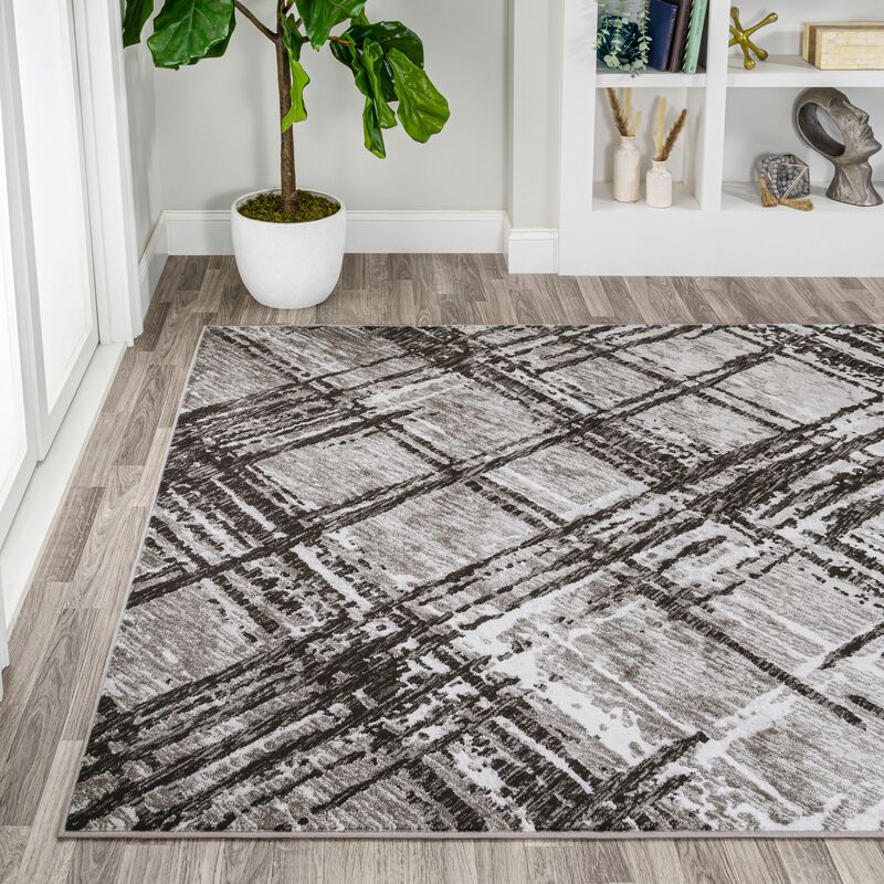 Slant Modern Abstract Area Rug