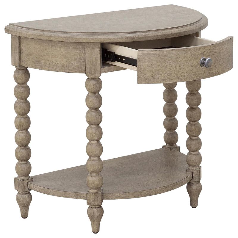 Nashville Demilune Night Table