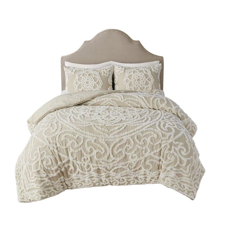 Belen Kox Laetitia Tufted Medallion Comforter Set, Belen Kox