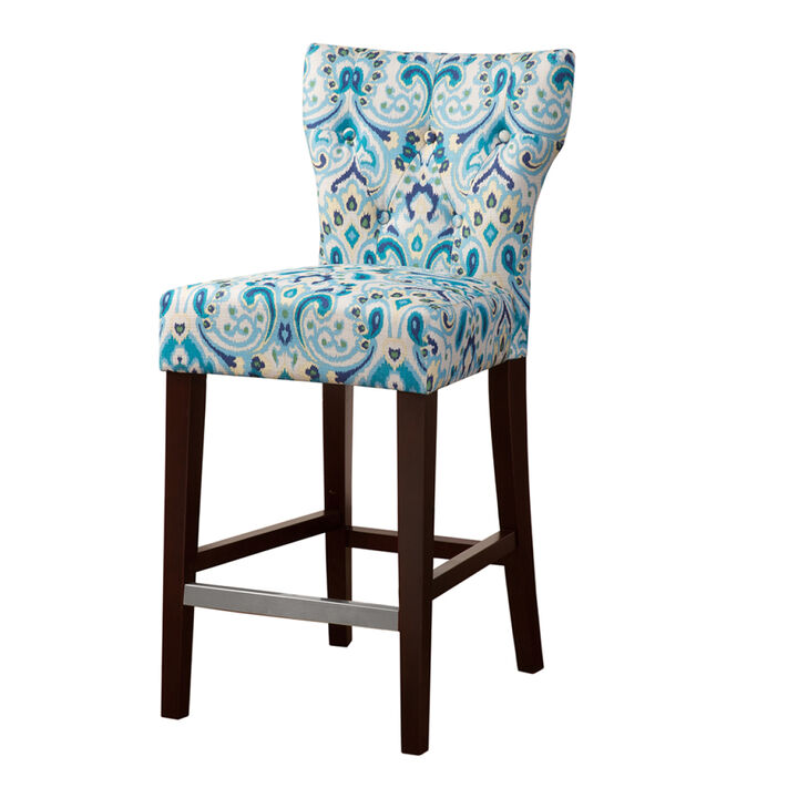 Avila counter stool with Tufted Back