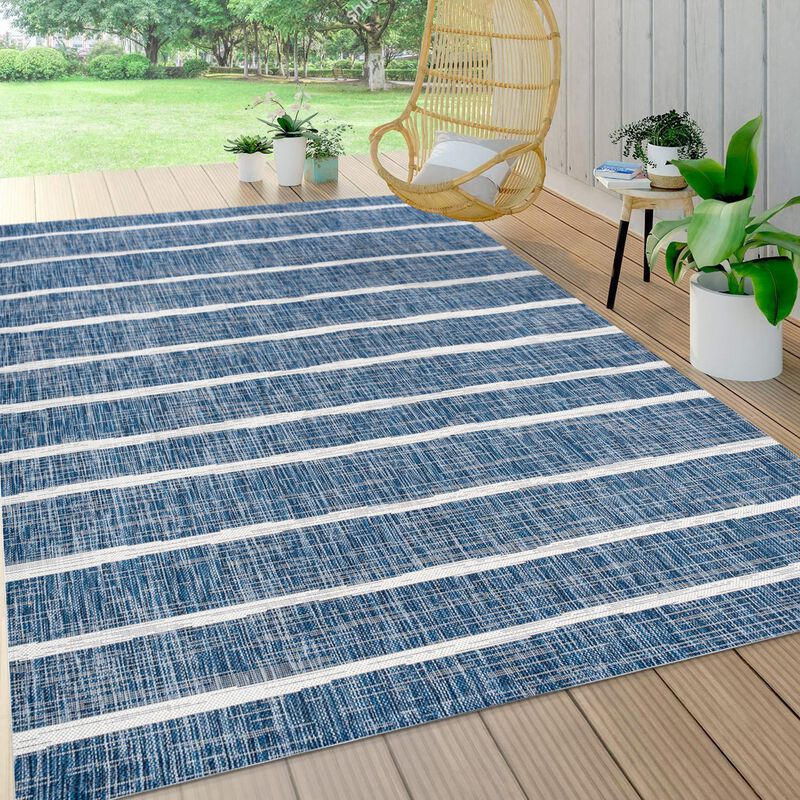 Colonia Berber Stripe Indoor/Outdoor Area Rug