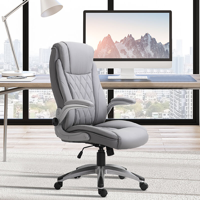 Comfortable Home Office Desk Chair with Adjustable Height and Rocking Function