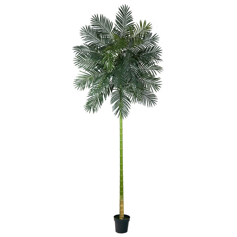 HomPlanti 10 Feet Golden Cane Artificial Palm Tree