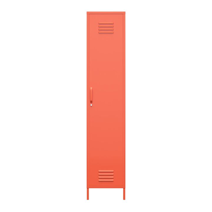 Cache Cache 1 Door Tall Single Metal Locker Style Storage Cabinet