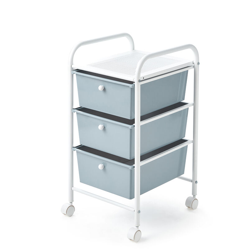 Suprima� Storage Carts - 3 Drawer Shelf