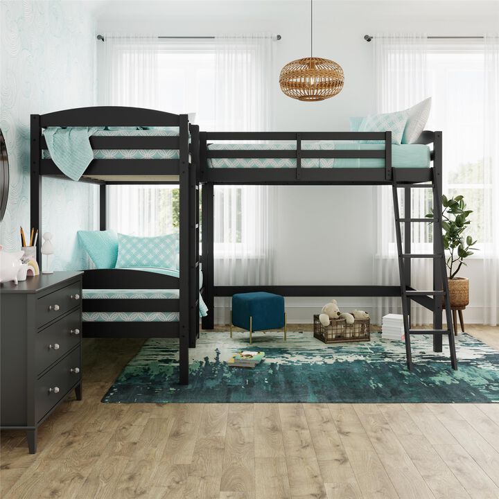 Giselle Triple Wood Bunk Bed