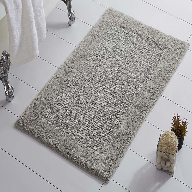 Knightsbridge Naples 220 GSF Non Skid Back Bath Rug 21 x 34 - Sage