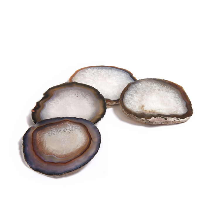 Pedra Coasters, Sand Agate, Set of 4