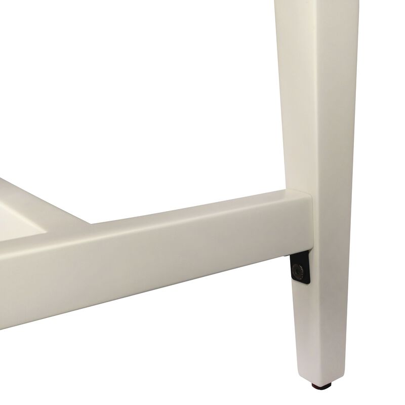 Causeway White Bench