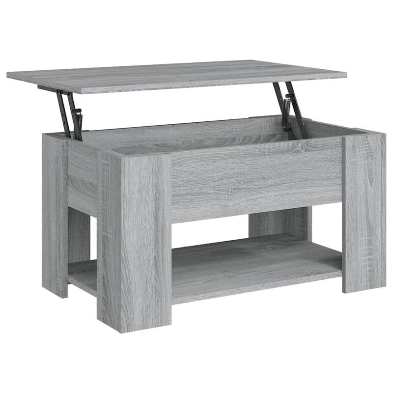 Coffee Table Gray Sonoma 31.1"x19.3"x16.1" Engineered Wood