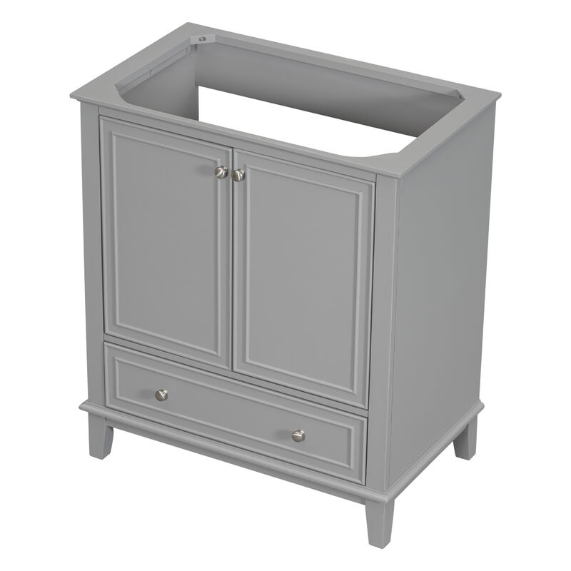 Merax Solid Bathroom Vanity Base without Sink