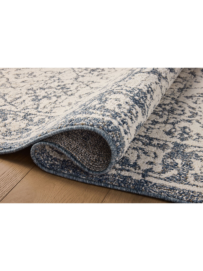 Gigi Ivory/Blue 9'2" x 13' Area Rug by Magnolia Home by Joanna Gaines x Loloi