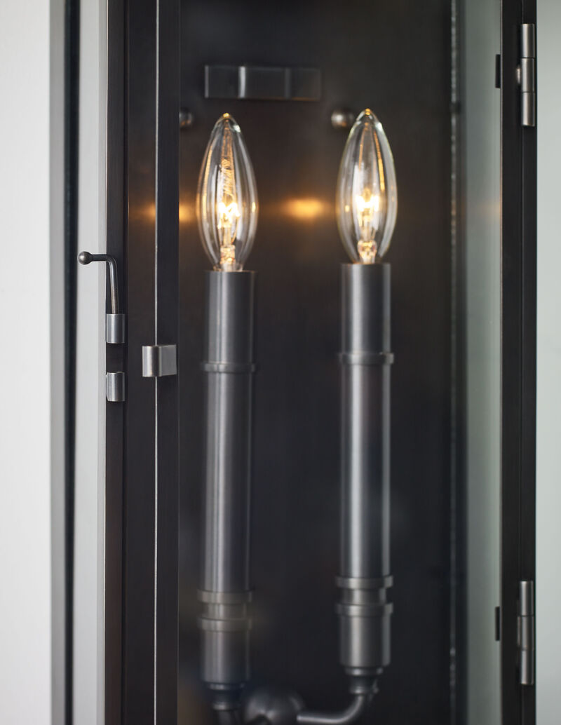 Linear Lantern Tall in Bronze