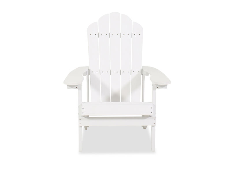 Adirondack 35" Patio Chair in White