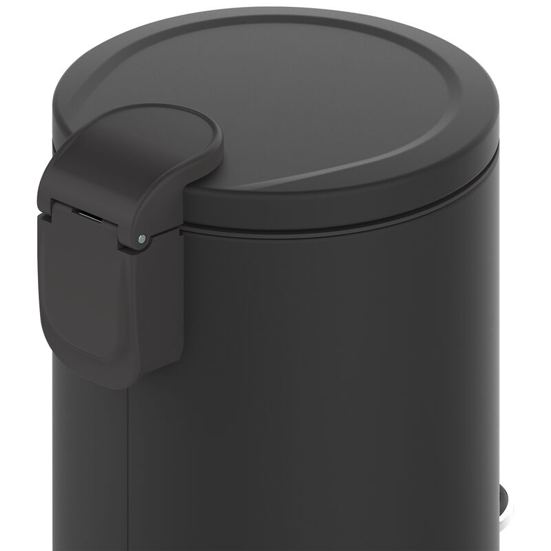 3.2 Gallon and 0.8 Gallon Stylish Step-On Wastebaskets