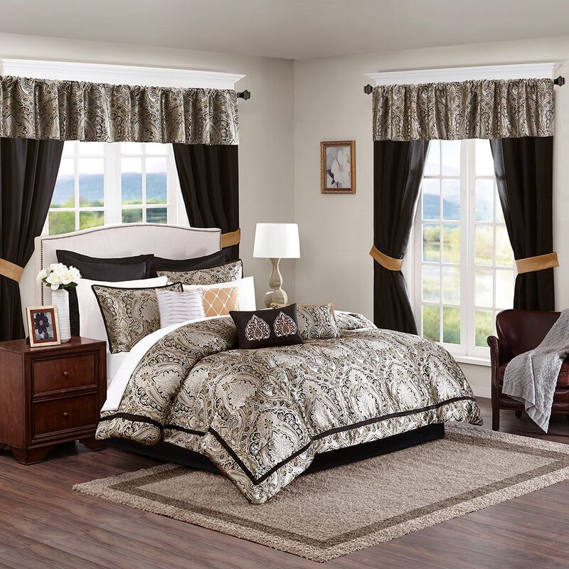 Gracie Mills Lester 24-Piece Complete Room Makeover Set - King