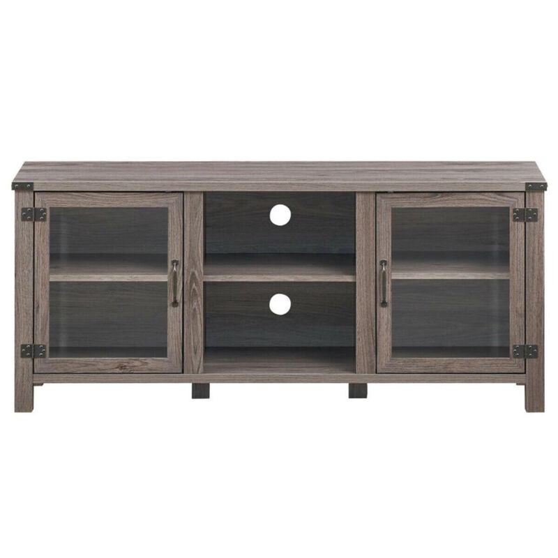 Hivvago TV Stand Entertainment Center for TVs up to 65 Inch with Storage Cabinets