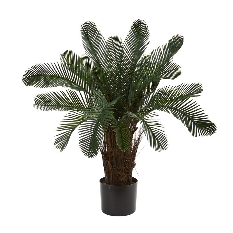 HomPlanti 2' Cycas Artificial Tree UV Resistant (Indoor/Outdoor)