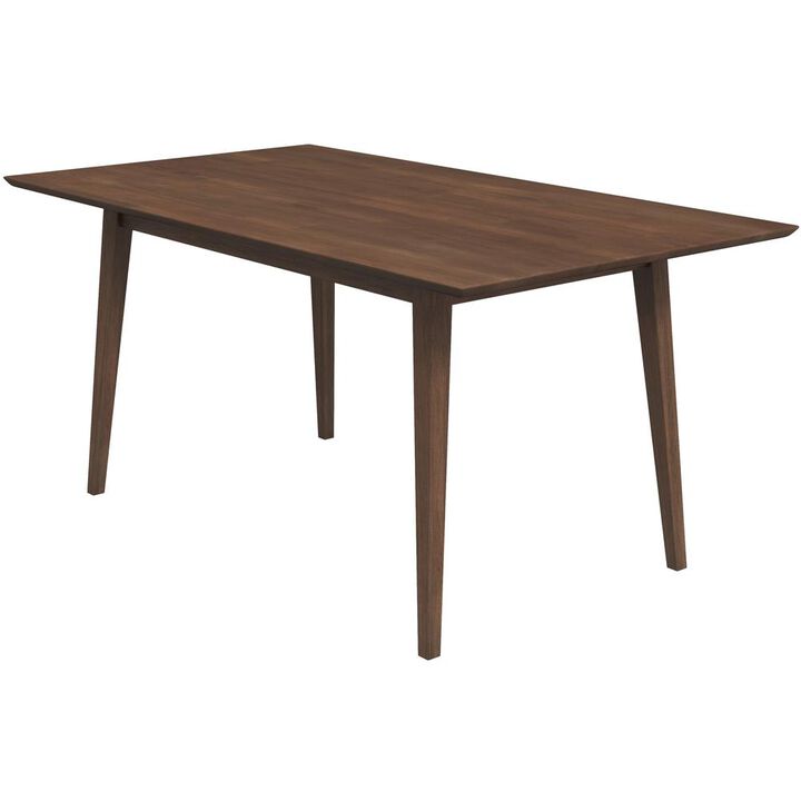 Ashcroft Furniture Co Levi Modern Style Solid Wood Rectangular Dining Kitchen Table