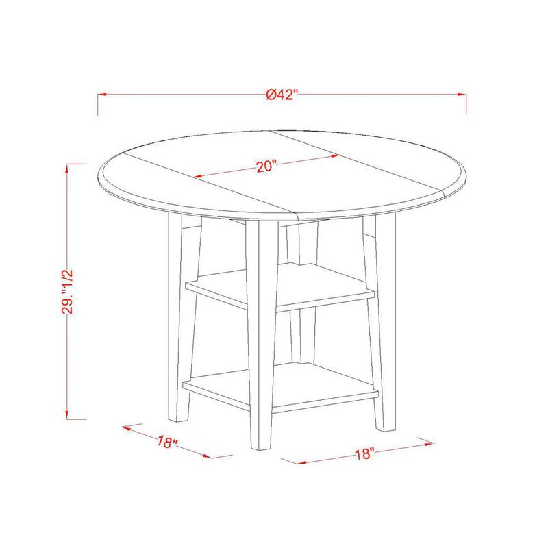 Dining Room Set Buttermilk & Cherry