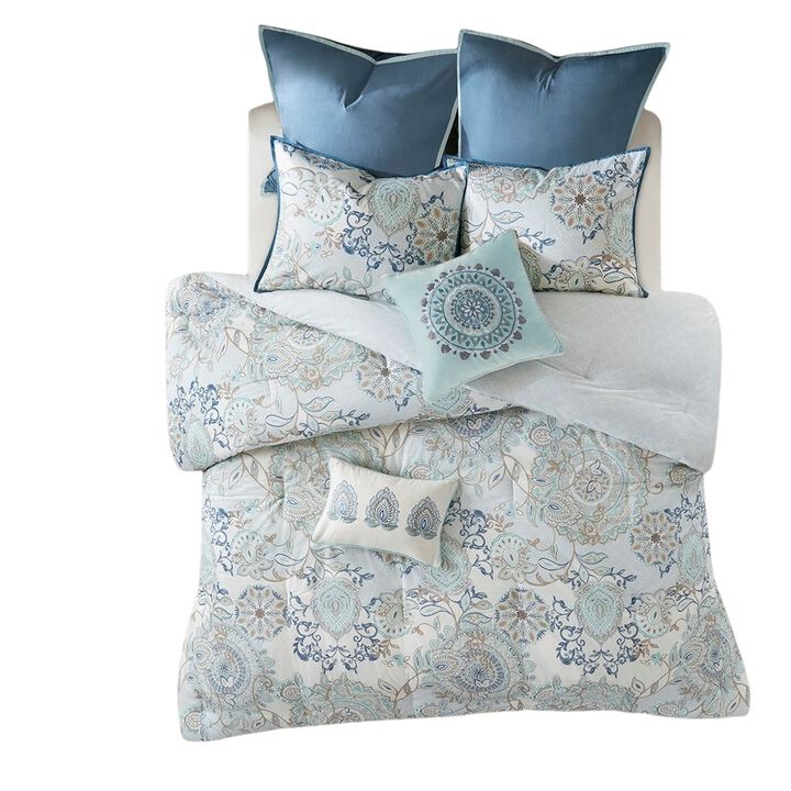 Belen Kox Botanical Medallion Reversible Comforter Set, Belen Kox