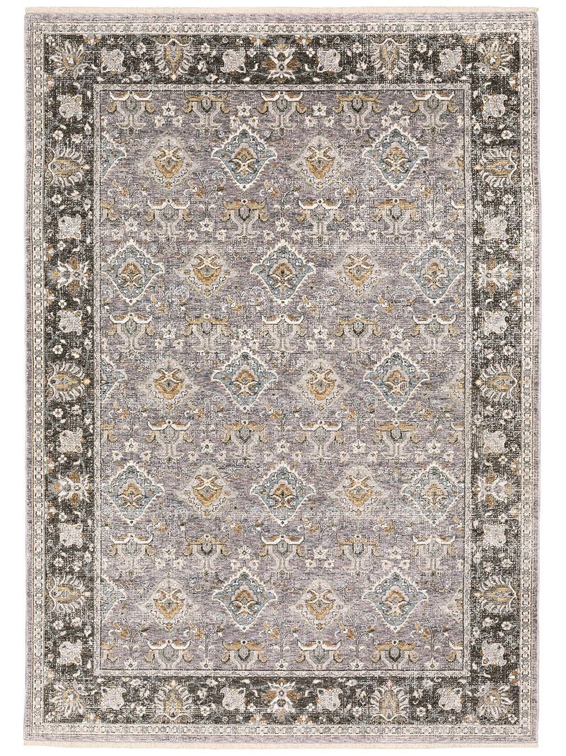 Maharaja 2' x 3' Grey Rug