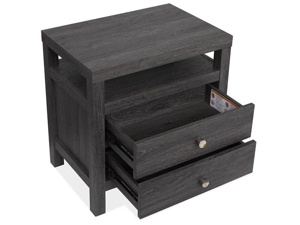 Merrifield Black Nightstand